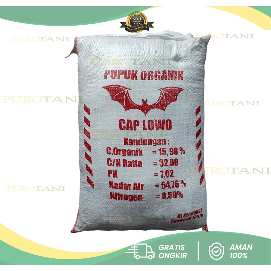 Pupuk Organik Penyubur Tanaman 30kg Cap LOWO