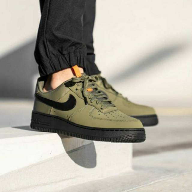 SEPATU NIKE AIR FORCE 1 LOW OLIVE GREEN