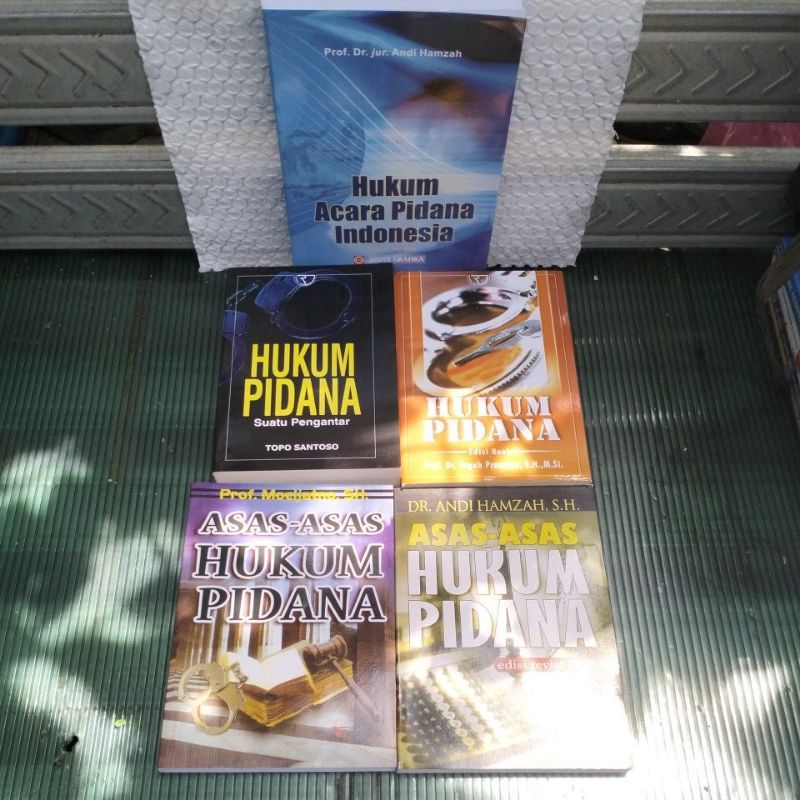 Jual BUKU HUKUM / PERGURUAN TINGGI / HUKUM PIDANA / AZAS HUKUM PIDANA ...