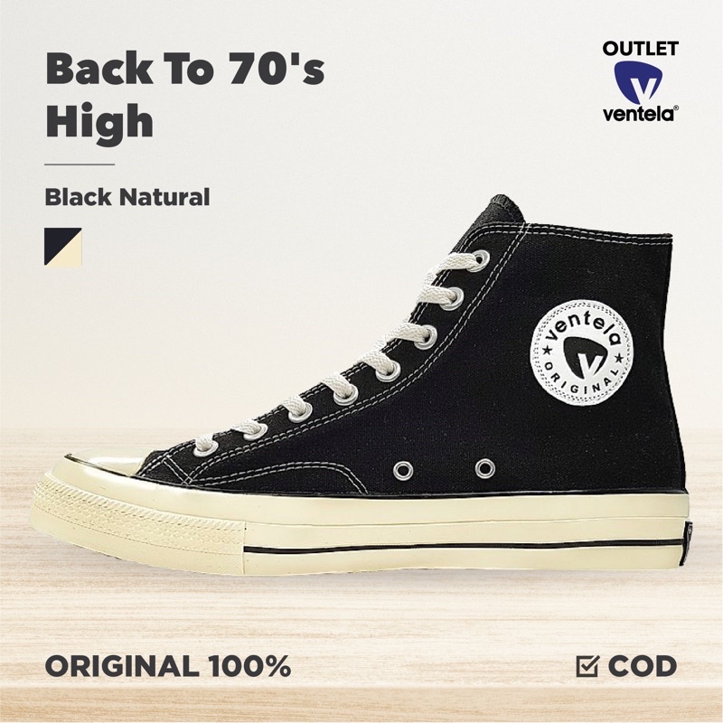 Ventela BTS High Black Natural