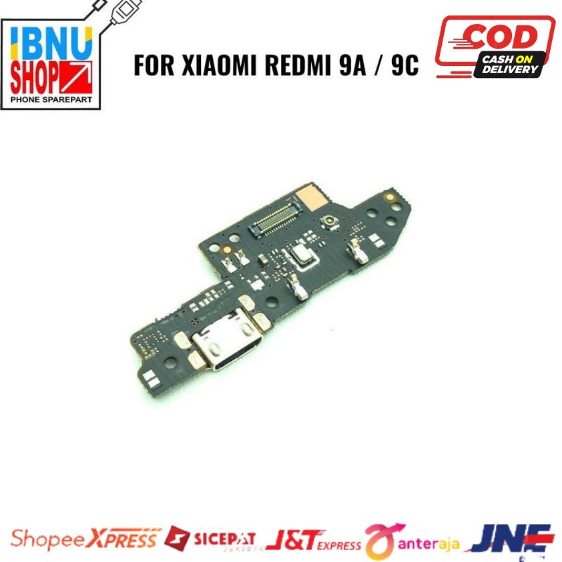 FLEXIBEL BOARD PAPAN XIAOMI REDMI 9A 9C KONEKTOR CAS CHARGER MIC