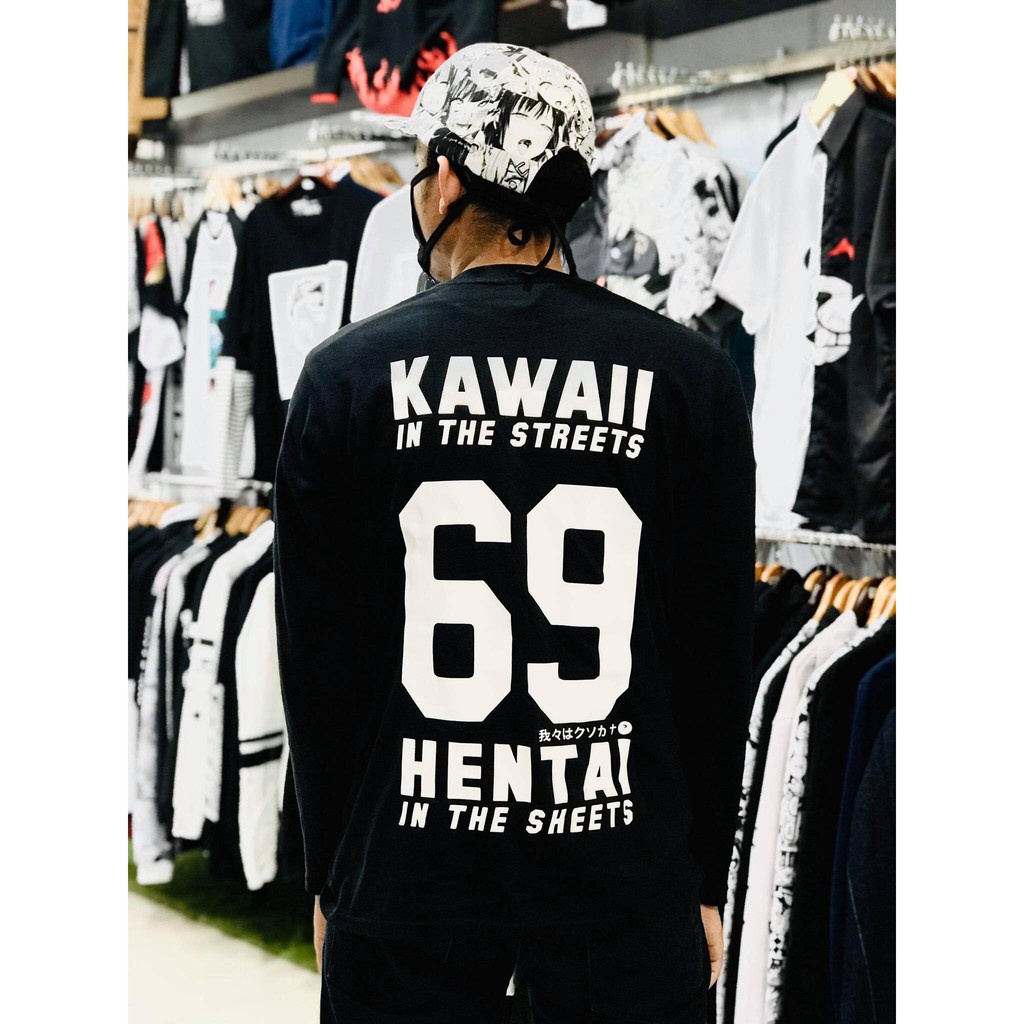 PDS KAOS ANIME LONGSLEEVE HENTAI 69 ECCHI KAWAII ANIME / KAOS LENGAN PANJANG HENTAI STREETWEAR