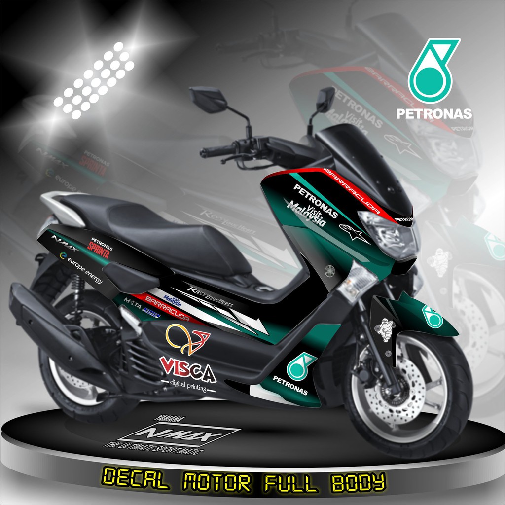 Decal Nmax Old Decal Nmax Full Body Dekal Nmax Stiker Nmax Full Body Petronas