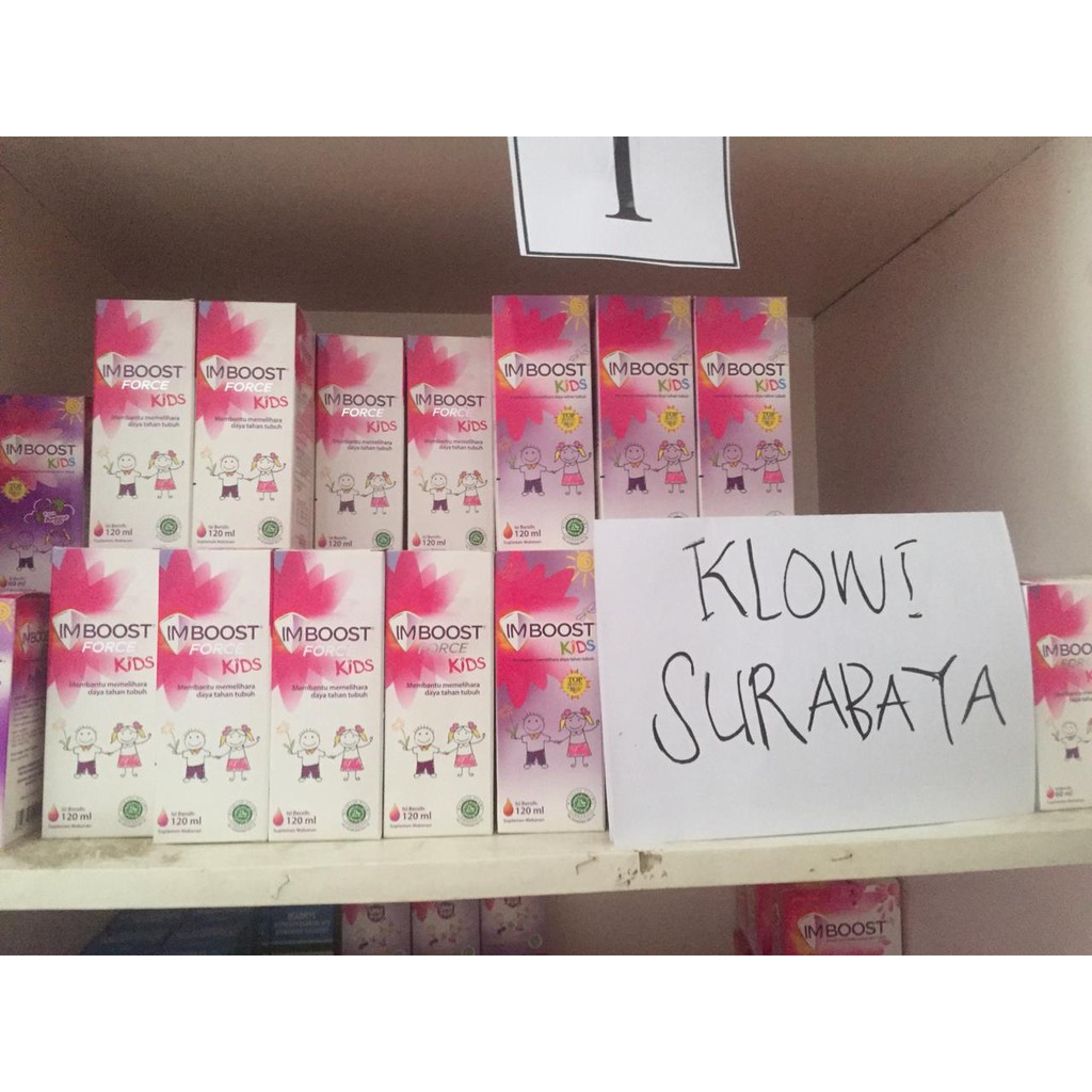 Imboost Kids Sirup 120Ml / Suplemen Anak Meningkatkan Daya Tahan Tubuh