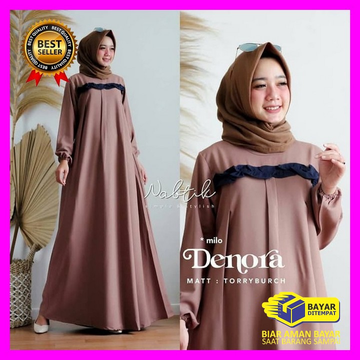 Zenya Dress | Gamis Lebaran | Gamis Mewah Nagita Slavina SW728 Baju Gamis Wanita Terbaru Denora Dre