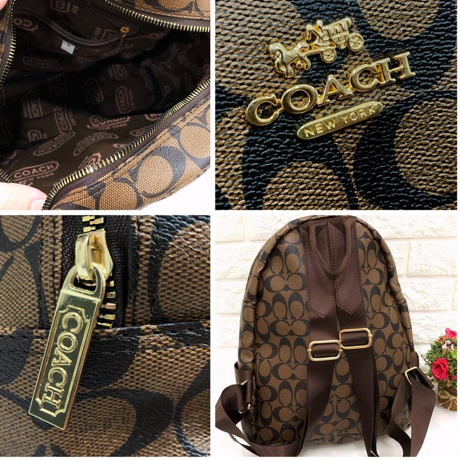Model Baru.. Ransel Coach super premium ransel besar kulit pria wanita