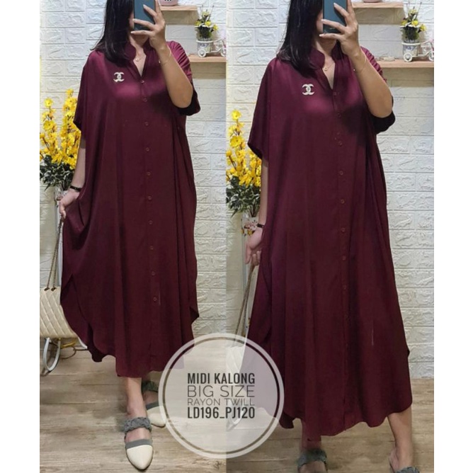 MIDI KALONG // KAFTAN BATWING POLOS// MIDI KALONG PREMIUM// KALONG JUMBO// TUNIK KAFTAN BATWING// KALONG JUMBO// GEMILANG CLOTHING