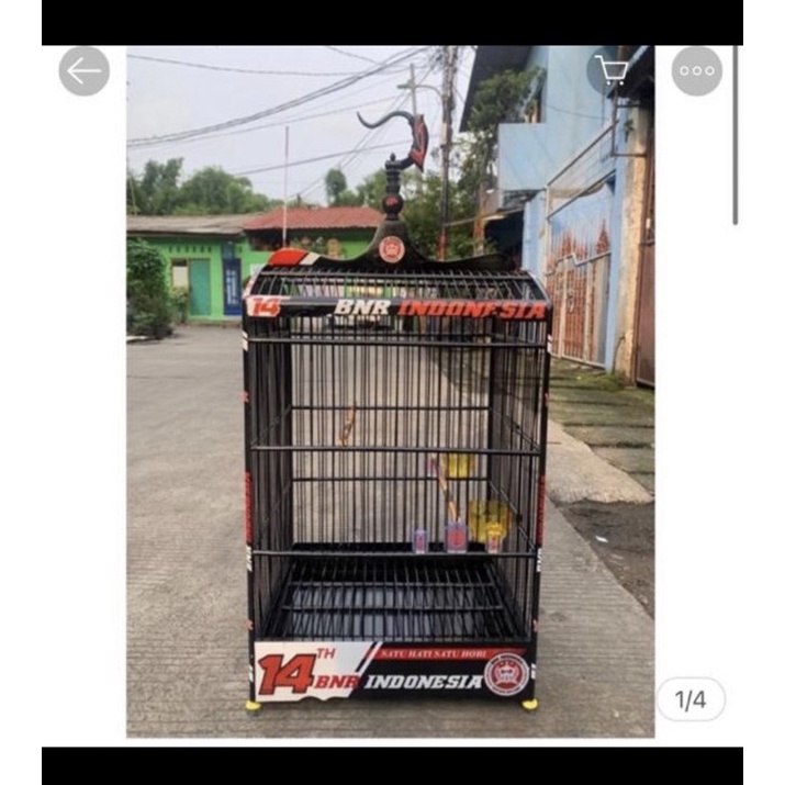 Sangkar Kotak decal BNR 14 th / Kandang BNR decal 14 th No 2