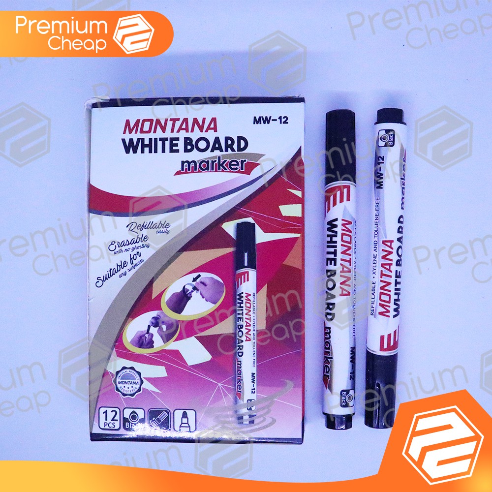 

[12 PCS] Spidol Montana Whiteboard