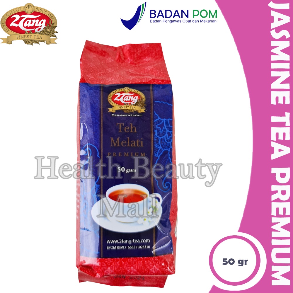 

2Tang Premium Jasmine Tea 50 gram - Teh 2 Tang Aroma Melati 50gr - Finest Tea 50gram 50 gr Bubuk