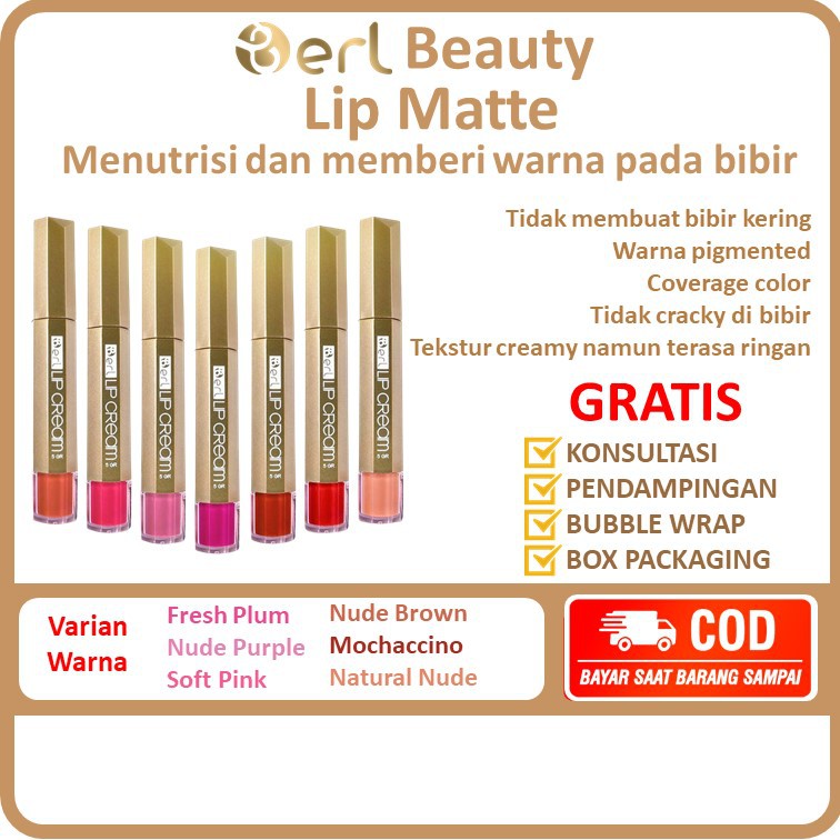 Lip Matte B Erl Berl Cosmetics Berlcosmetics Lipcream Lip Cream Lipstick Cair