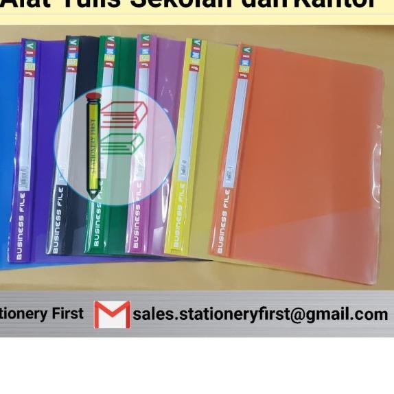 

✳ Map Business File Pocket Kantong Folio F4 Jenia Acco Snel Grosir 12pcs - Biru Muda ♩