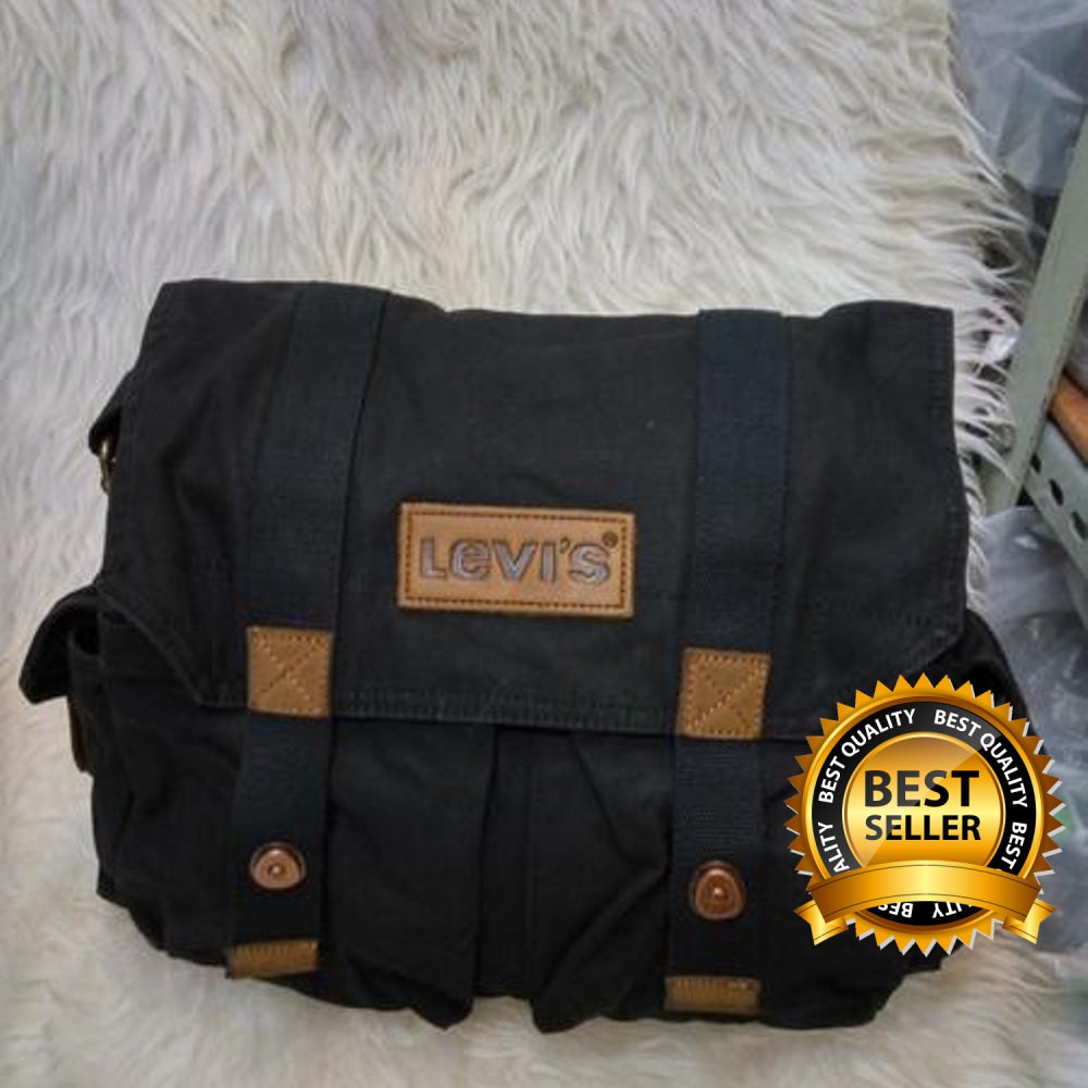 Tas Selempang Levis Kanvas Original(tas Selempang Pria,tas Kerja,tas Import,tas Jinjing,tas Ransel,