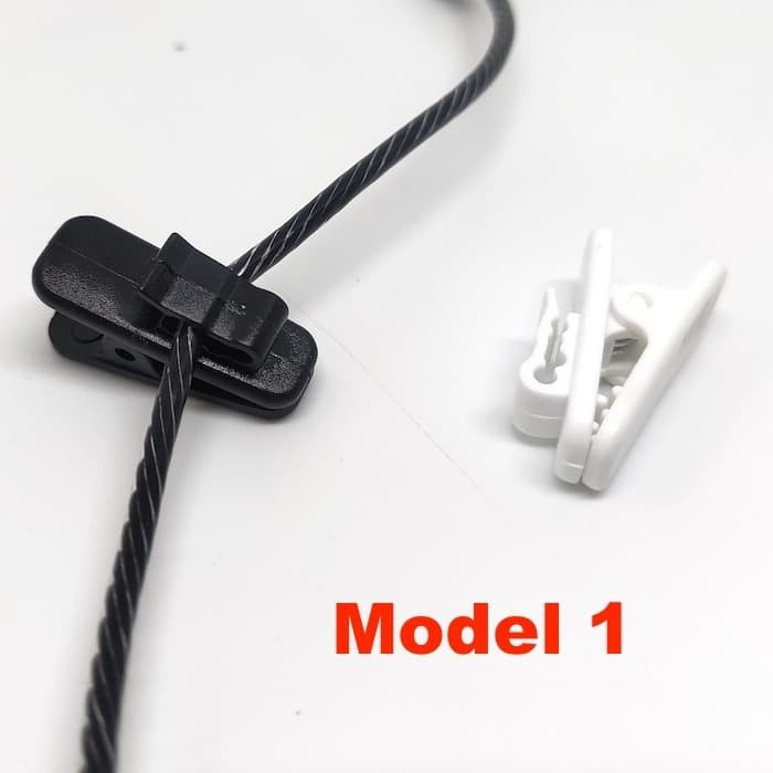 [Checkout Rp1000]  Earphone Cable Clip Headset Klip Penjepit Kabel Klip