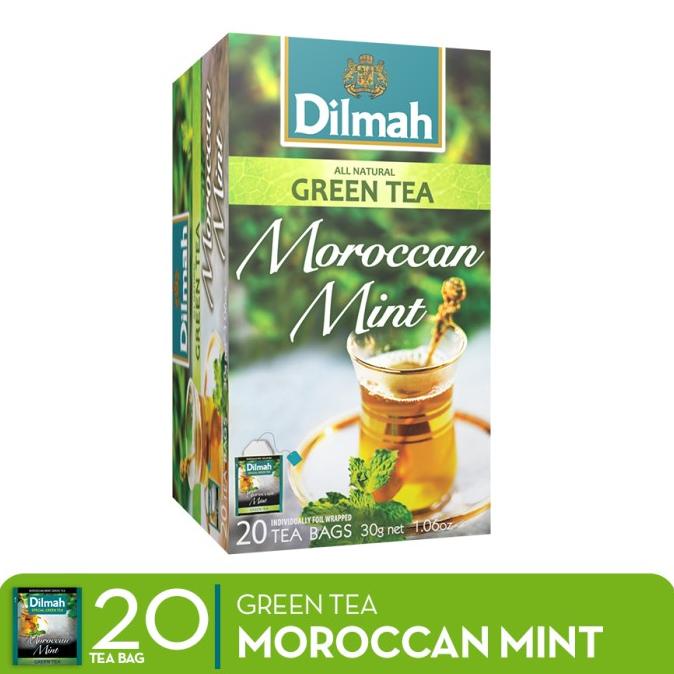 

(BISA COD) Dilmah Moroccan Mint Tea - Teh Celup TERLENGKAP Kode 367