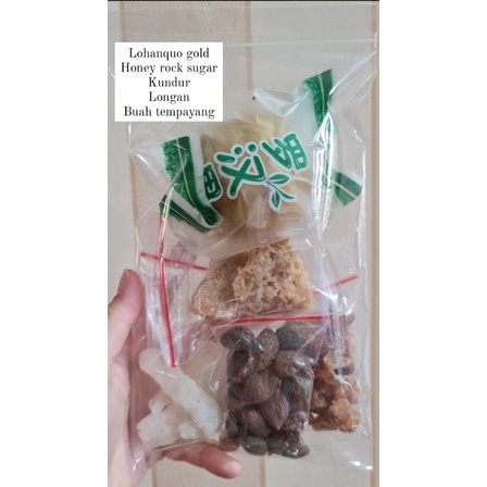 

Paket Dessert Kembang Semangkok dengan honey rock sugar dan lohanquo gold