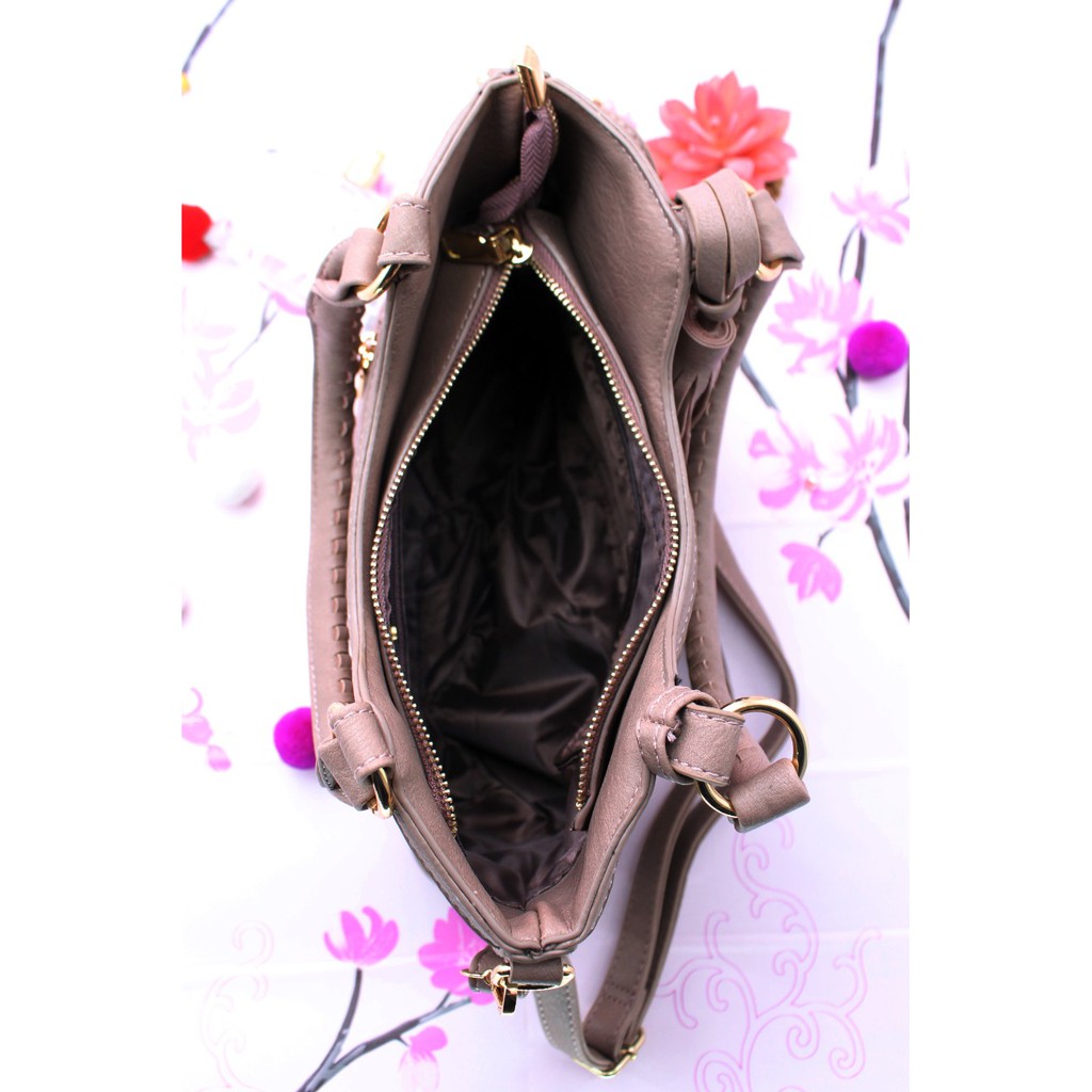 #9559 Tas Jinjing Wanita Meimei Motif anyaman hand bag cewe import kualitas premium gambar REAL PIC