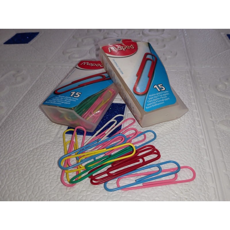 

Atom clips warna warni jumbo merk Maped