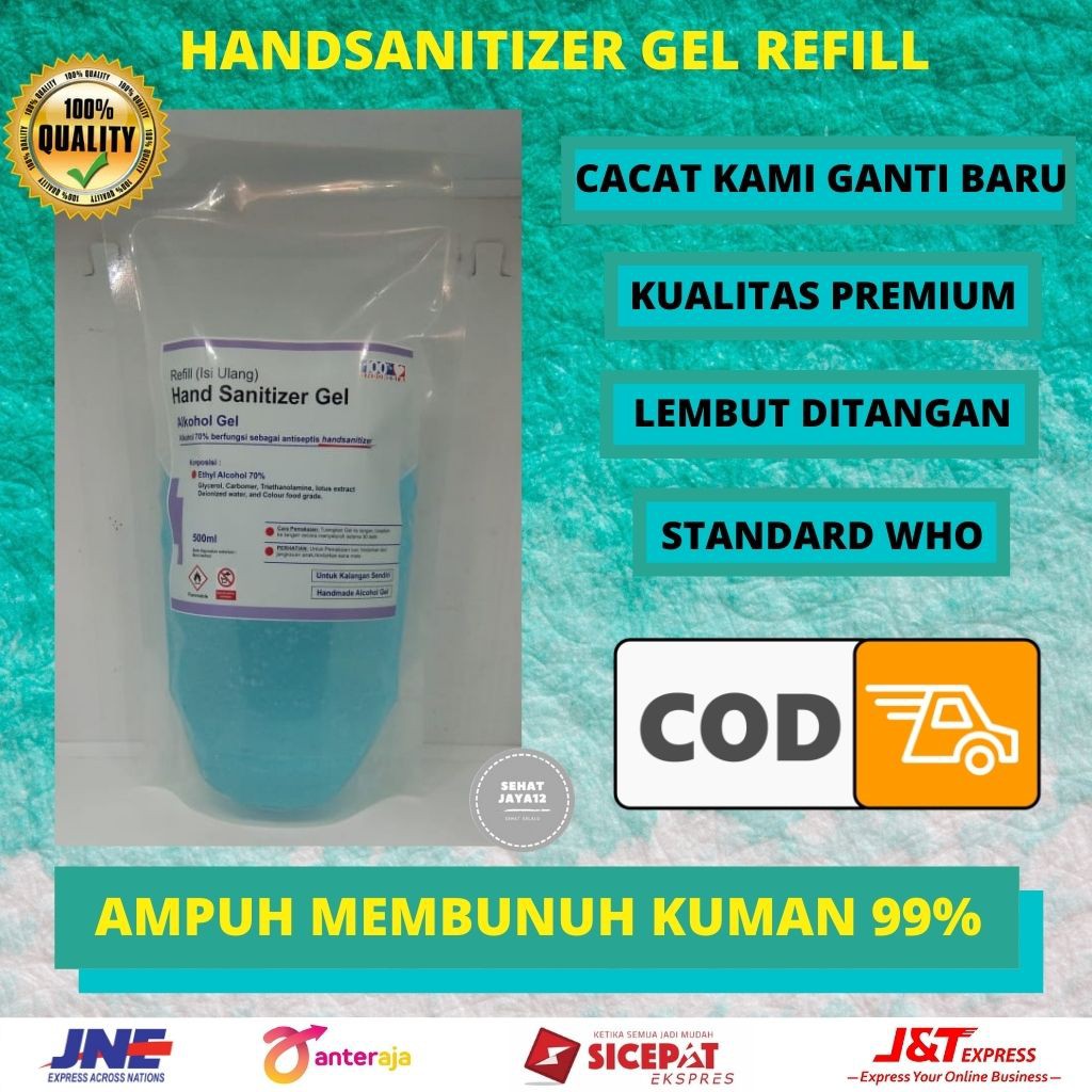 HAND SANITAIZER GEL 500ML REFILL HAND SANITISER HAND SANITIZER HANDSANITIZER HAND SANITIZER