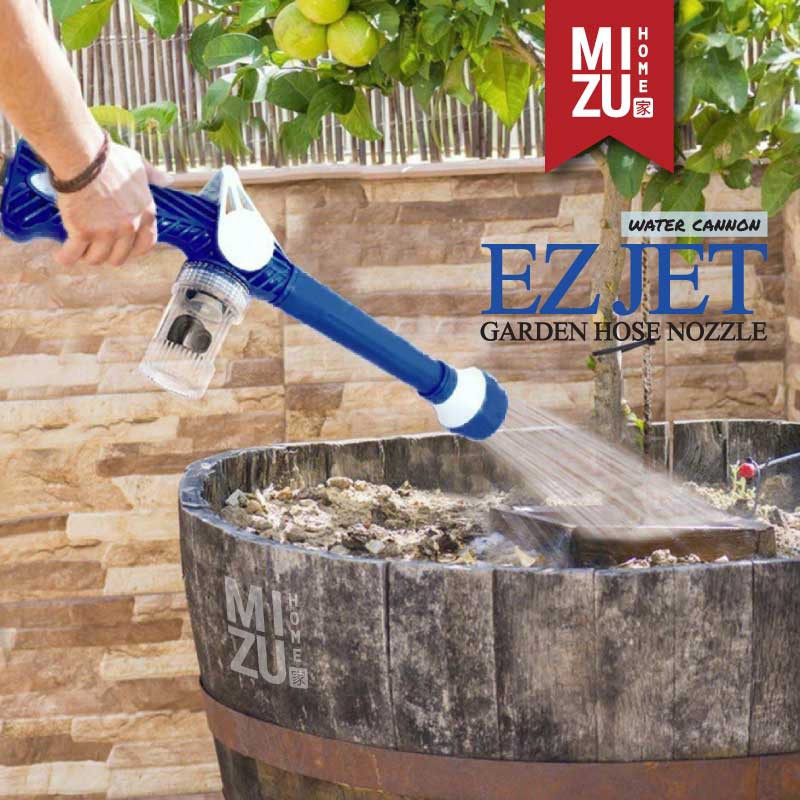 MIZU EZ JET WATER CANNON Garden Hose Nozzle Spray Gun Car Wash Kepala Semprotan Air Sabun 8 Pola-1
