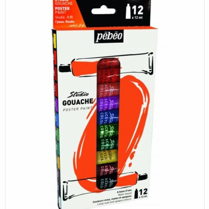 

Pebeo Gouache Poster Paint Set 12 X 12 Ml Kualitas Terbaik
