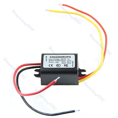 Ape ✿ Modul Konverter Power Supply DC / DC 12V ke 3V 3A 15W Anti Air