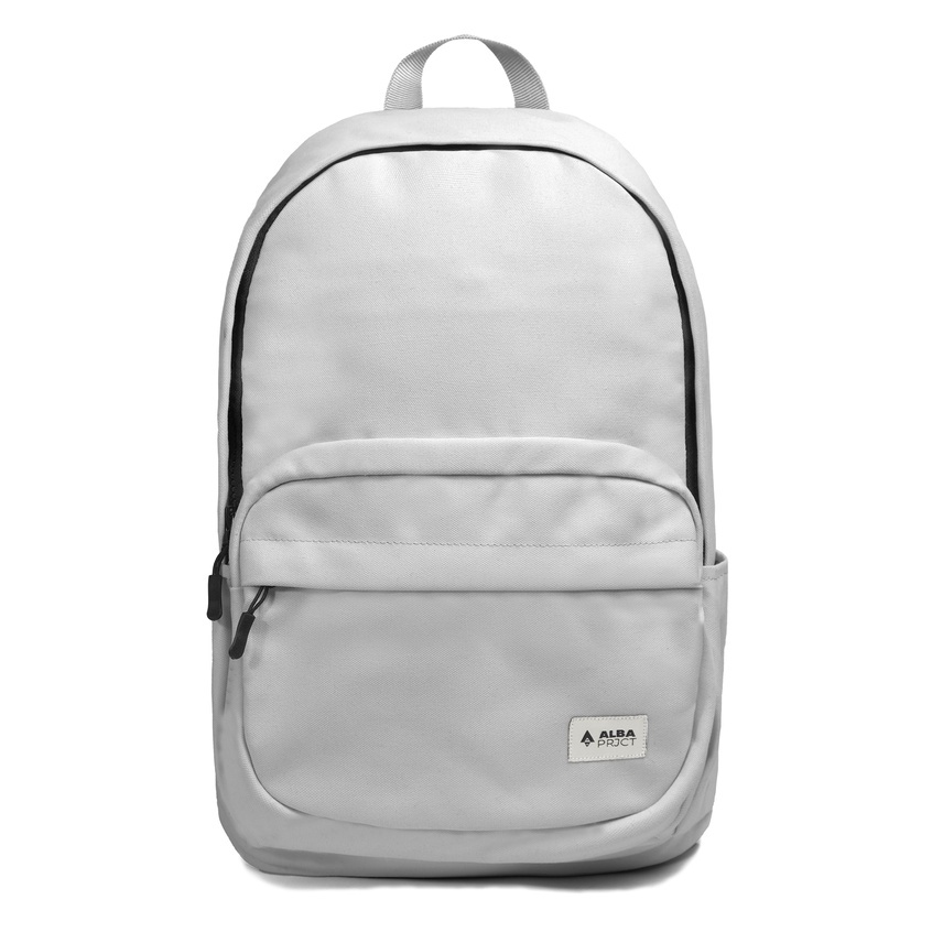 Alba Project - Backpack Aruna (GREY) - Tas Ransel Pria Wanita Water Resistant - Ransel Laptop - Tas Punggung - Tas Sekolah