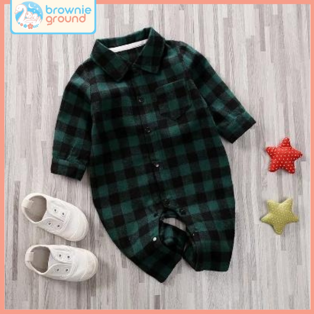 JUMPER BAYI MOTIF KOTAK KOTAK / BAJU BAYI IMPORT 0-2TAAHUN / JUMPER TUXEDO BAYI