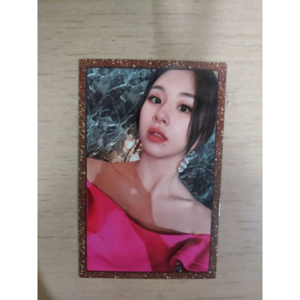 [WTS] Twice photocard official Chaeyoung feel special gold glitter