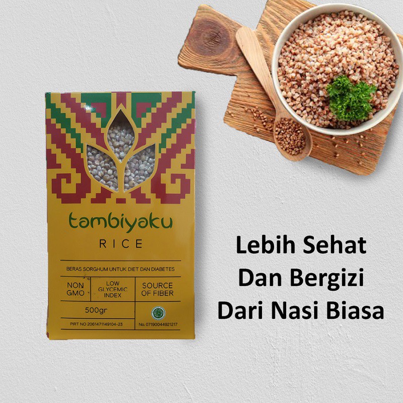 

Tambiyaku Beras Sorghum Organik 500 gram Gluten Free