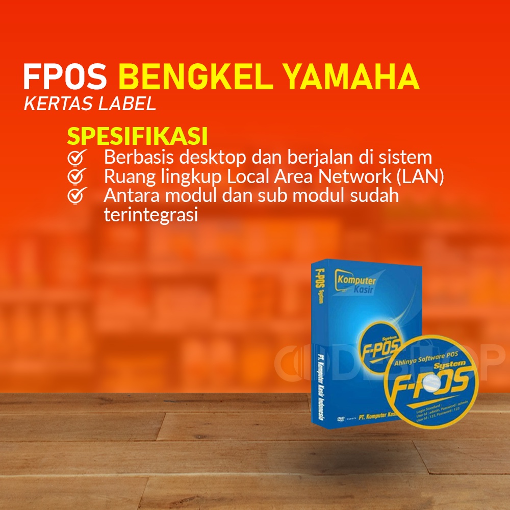 Software F-Pos System Bengkel Yamaha Program Aplikasi Kasir Yamaha Full Version Original