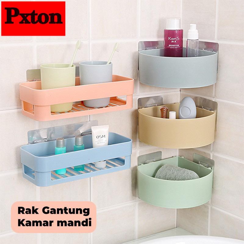 RAK SUDUT SIKU  PLASTIK X06 RAK HOLDER KAMAR  MANDI  WC 