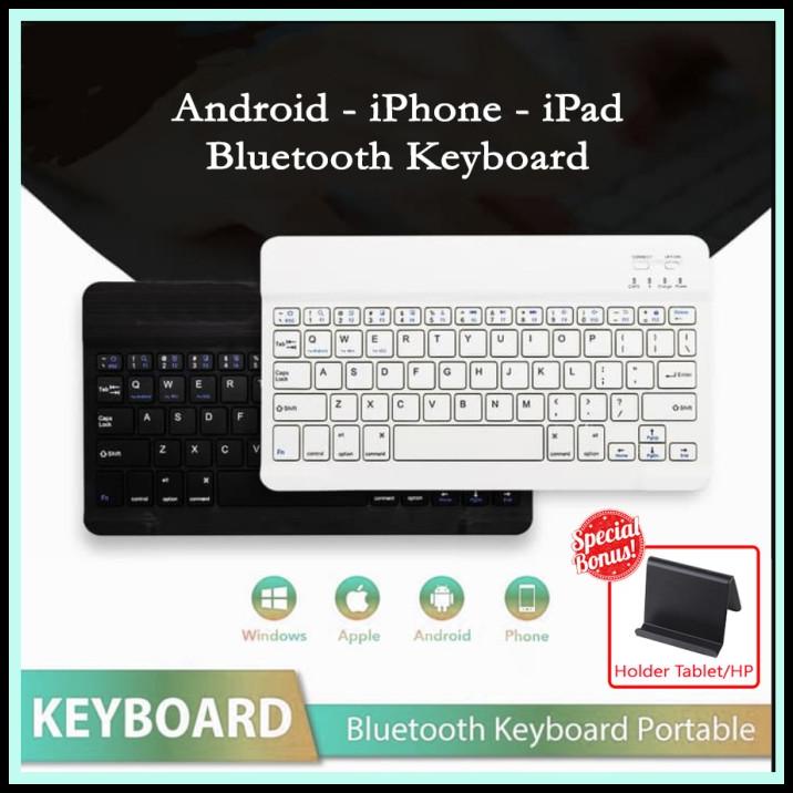 Wireless Slim Keyboard Bluetooth Ipad Tablet Tab Android Mac Windows