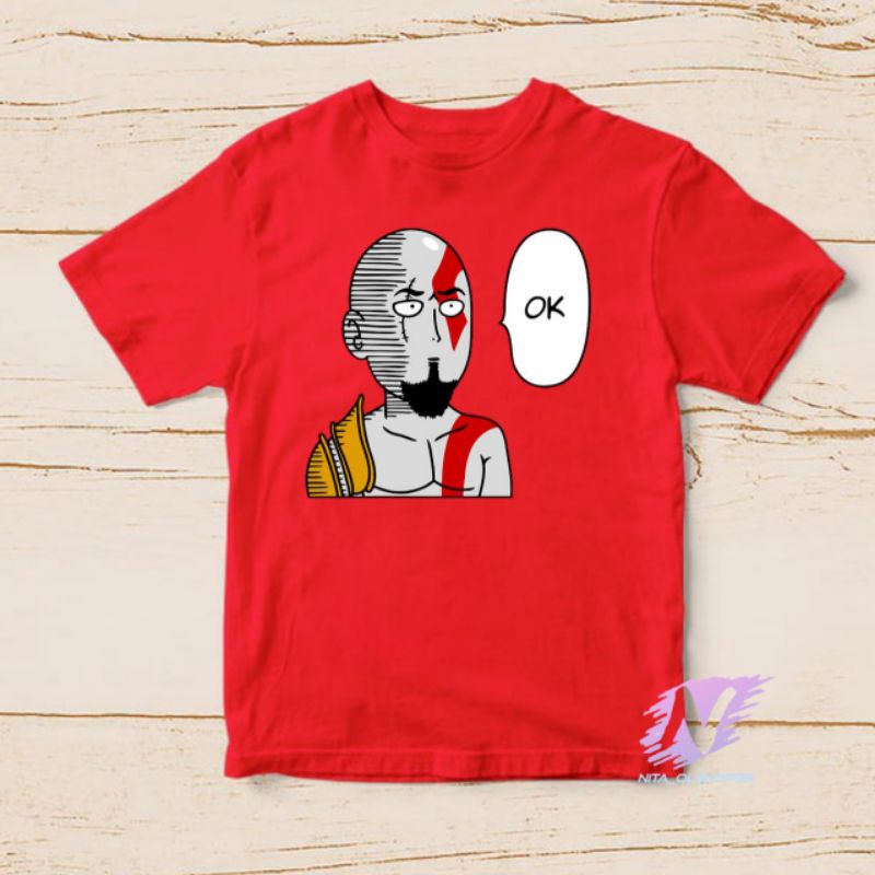 kaos anak one punchman godofwar