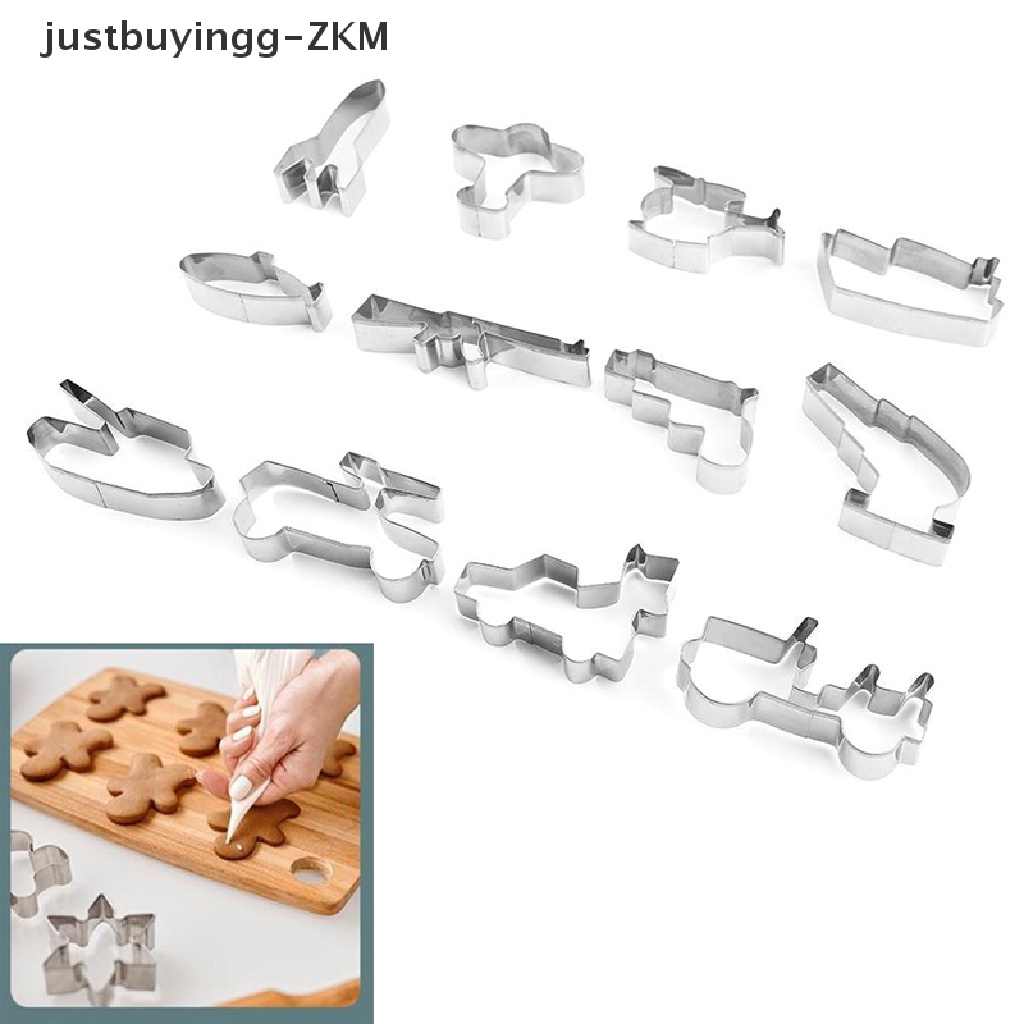 1 Set Cetakan Pemotong Kue / Biskuit / Fondant Bentuk Gingerbread Man Militer