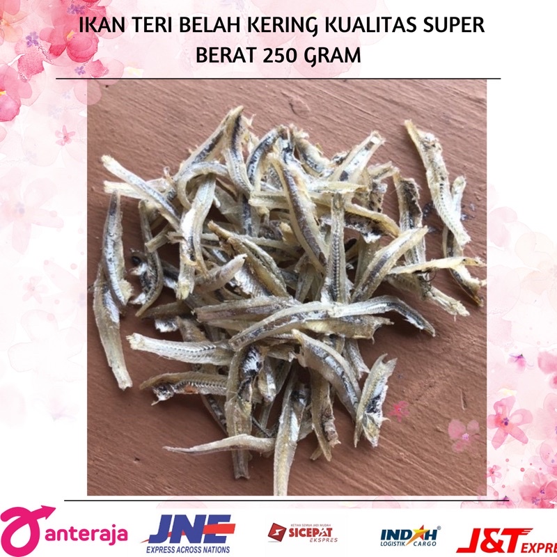 

IKAN TERI BELAH KERING KUALITAS SUPER DARI TANJUNG PINANG BERAT 250GRAM