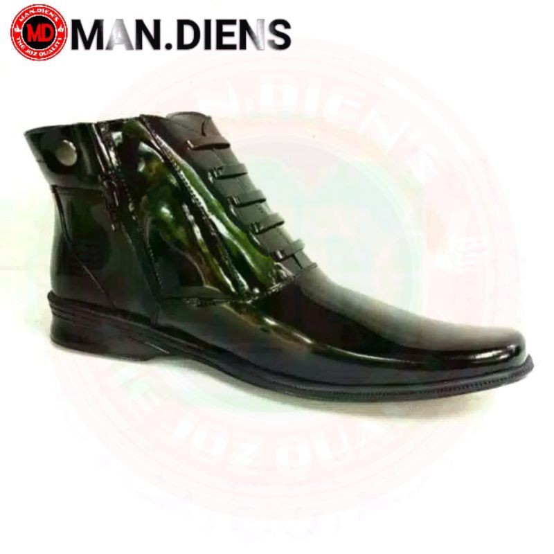 MANDIENS 02.LUX/03.LUX - Sepatu Formal Pria Sepatu Kulit PDH TNI POLRI Sepatu Kerja Dinas Security