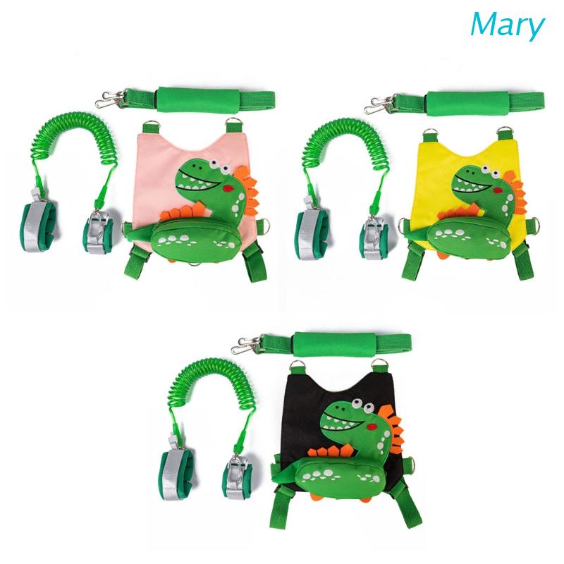 Mary 3pcs / set Strap Harness 4in1 Anti Hilang Motif Dinosaurus Untuk Bayi / Anak Belajar Jalan