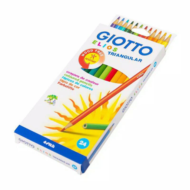 

Pensil Warna Giotto Elios 24 Warna Triangular