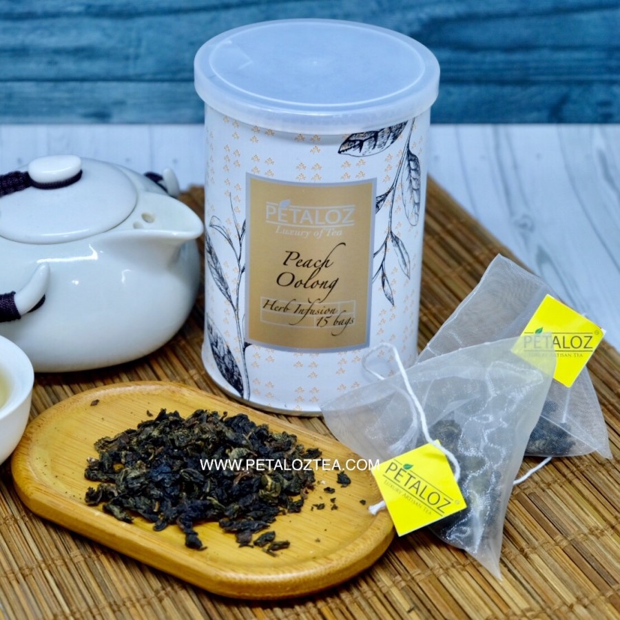 

Peach Oolong Tea - Teh Oolong Peach kantong teh - Tea bag - Teh Celup / Daun Detox Natural