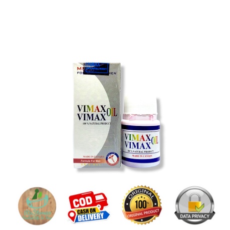 Vimax Oil Asli 100% Obat Pembesar Alat Vital Pria Pemanjang Pennis Kelamin Laki Permanen Herbal Orig
