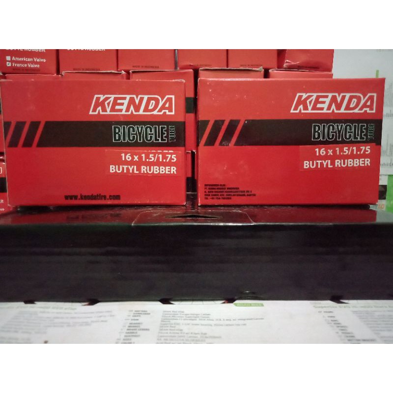 BAN DALAM SEPEDA LIPAT 16 X 1.50/1.75 AV