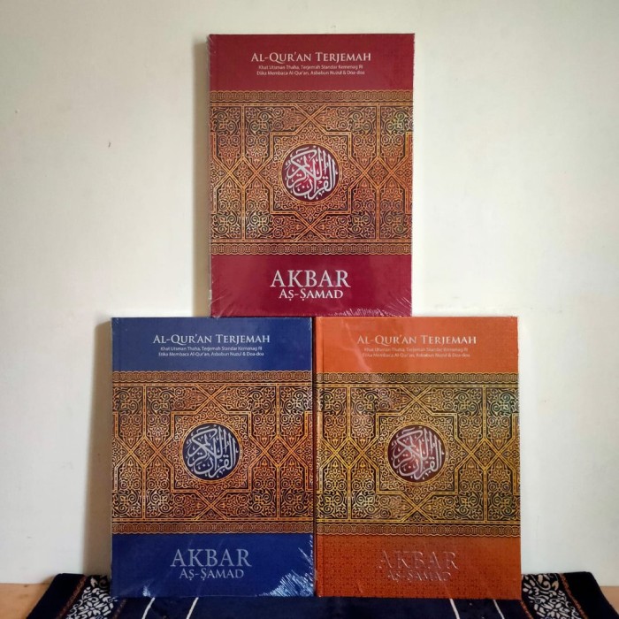 Al Quran Ukuran Besar Al-Quran Terjemah Akbar As-Samad Uk. 25 x 35 cm