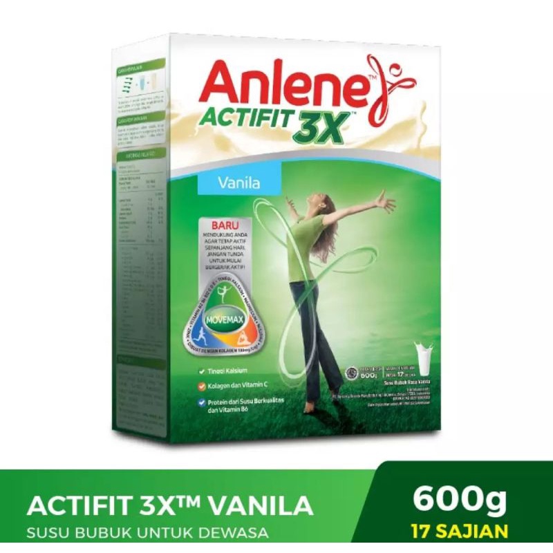 

anline actifit 600 gr vanila exp lama murah meriah