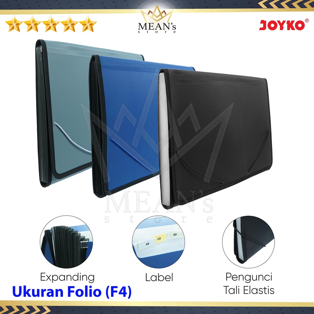

Expanding File Joyko Ukuran Folio EF 2358 / Tempat File Sekat Folio