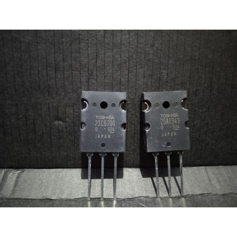 TRANSISTOR TOSHIBA 2SC5200 - 2SA1943 TR TOSHIBA 2SC 5200 2SA 1493