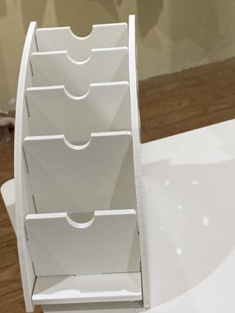 Rak Desktop Diy Organizer Vintage Shabby Chic Remote Minimalis Serbaguna Pajangan Dekorasi Gg154