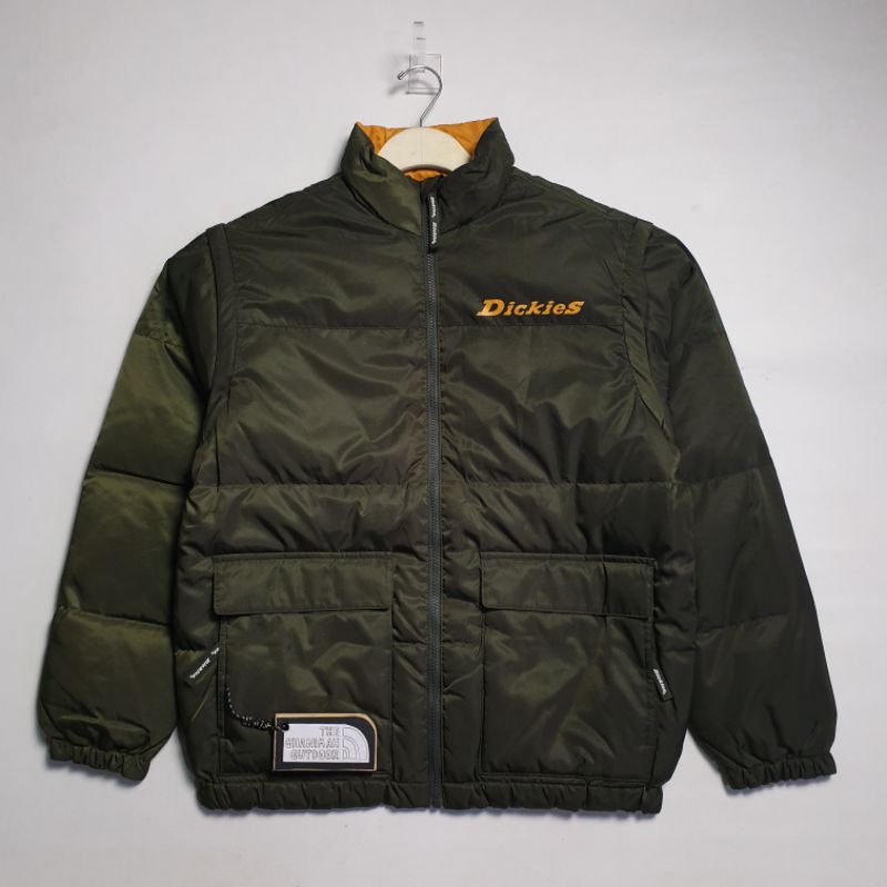 jaket vest dickies down green army original