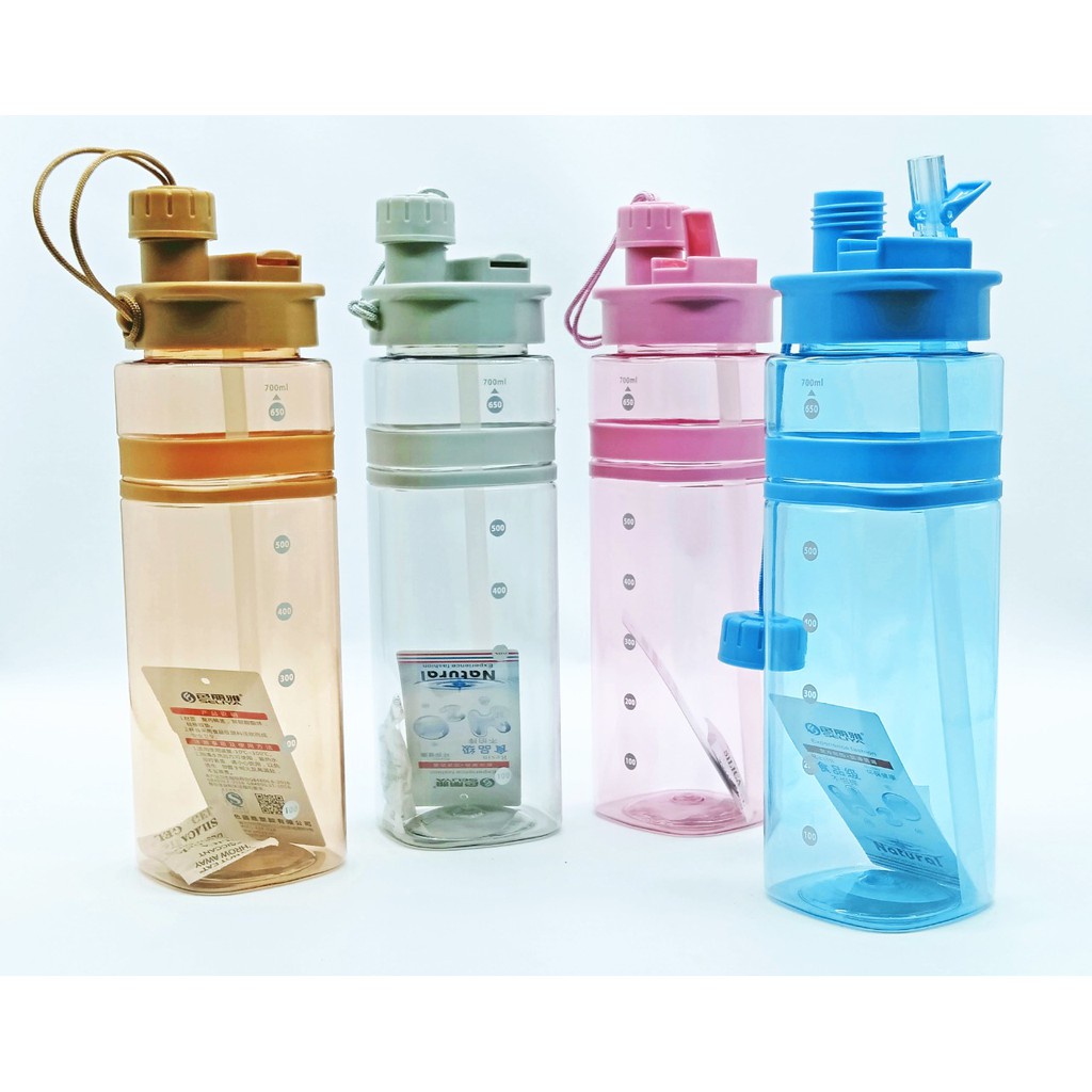 Tempat Minum Sport 600ml / Botol Minum H-7258 Dengan Sedotan