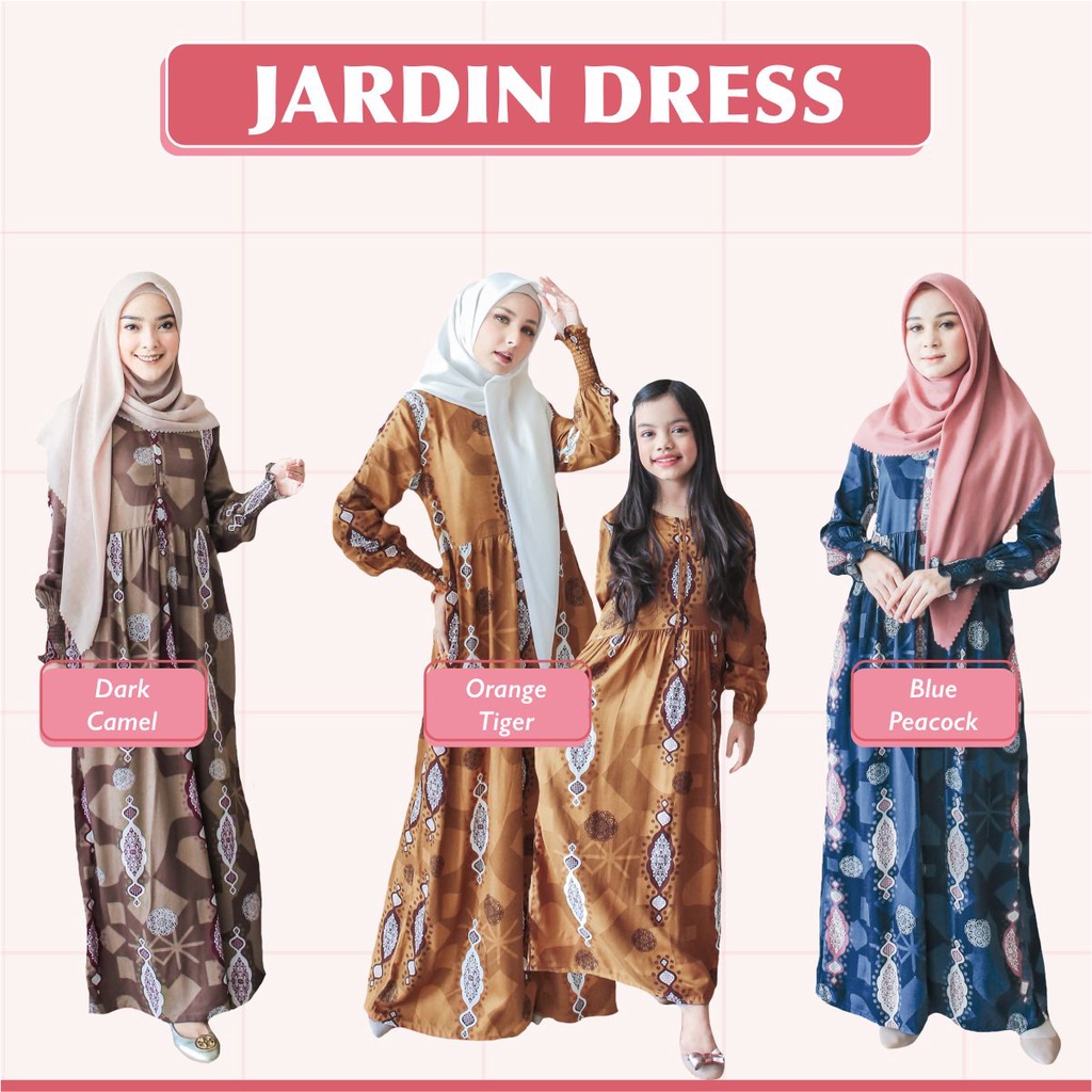 JARDIN SERIES Gamis rayon premium signature by Hagia Indonesia